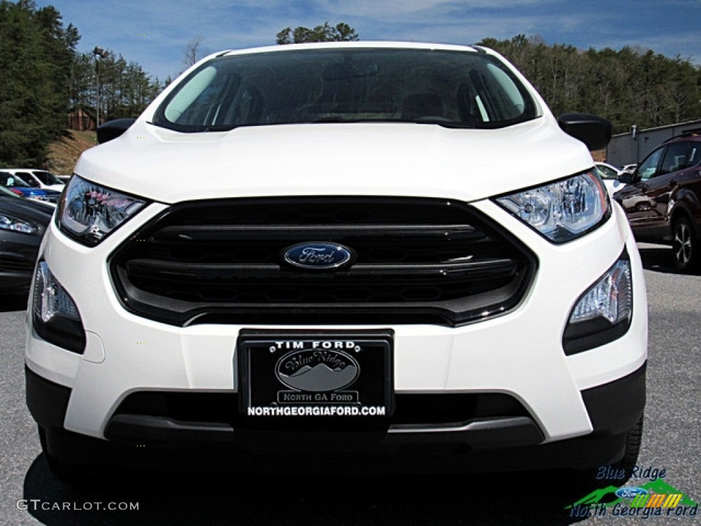 2018 EcoSport S - Diamond White / Medium Light Stone photo #8