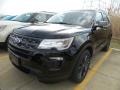 2018 Shadow Black Ford Explorer XLT 4WD  photo #1