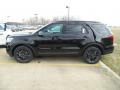 2018 Shadow Black Ford Explorer XLT 4WD  photo #3
