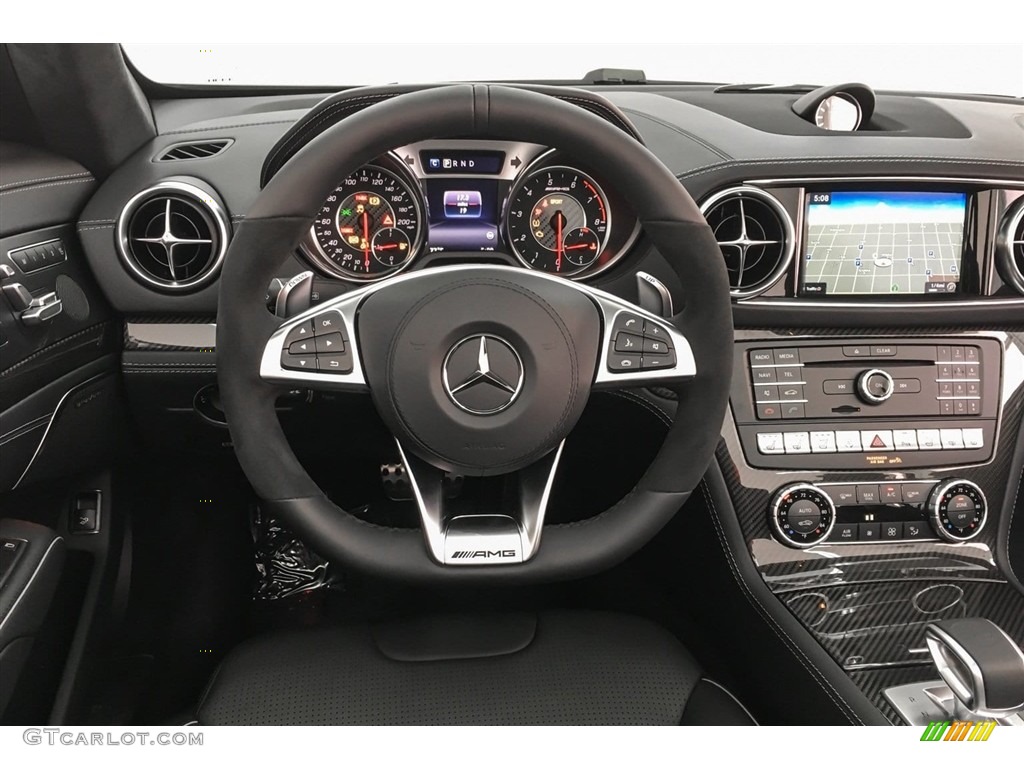 2018 Mercedes-Benz SL 63 AMG Roadster Black Dashboard Photo #126626460