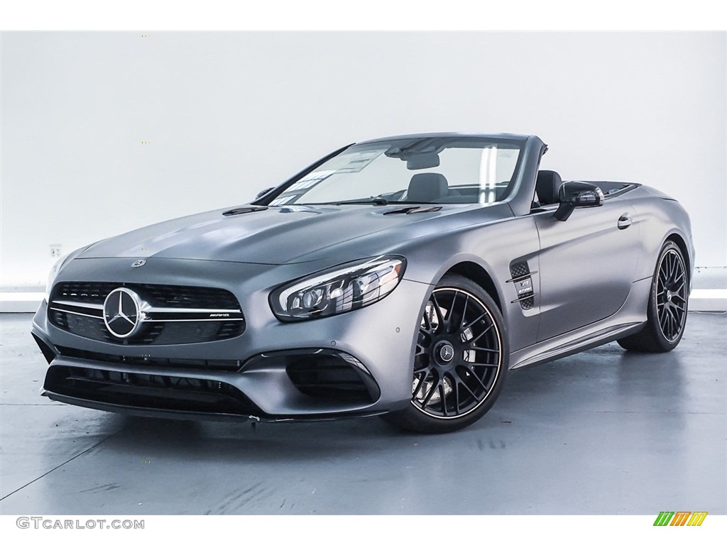 designo Selenite Grey Magno (Matte) 2018 Mercedes-Benz SL 63 AMG Roadster Exterior Photo #126626661