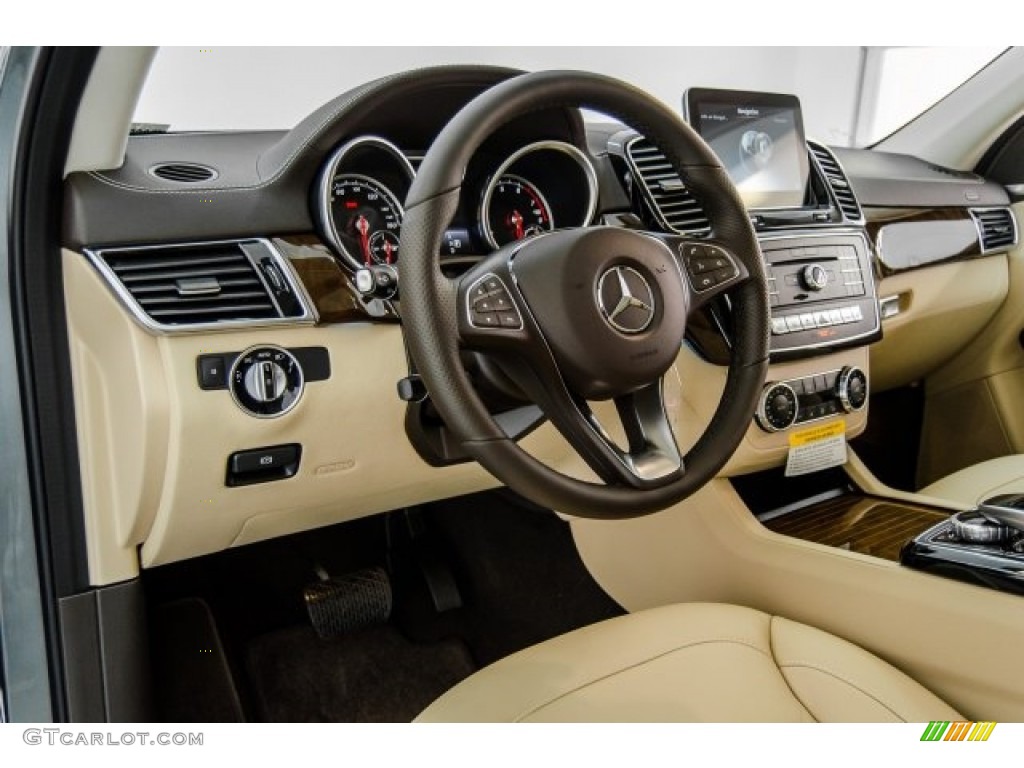 2018 Mercedes-Benz GLE 550e 4Matic Plug-In Hybrid Ginger Beige/Espresso Brown Dashboard Photo #126627171