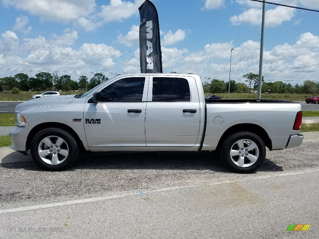 2014 1500 Express Crew Cab - Bright Silver Metallic / Black/Diesel Gray photo #2