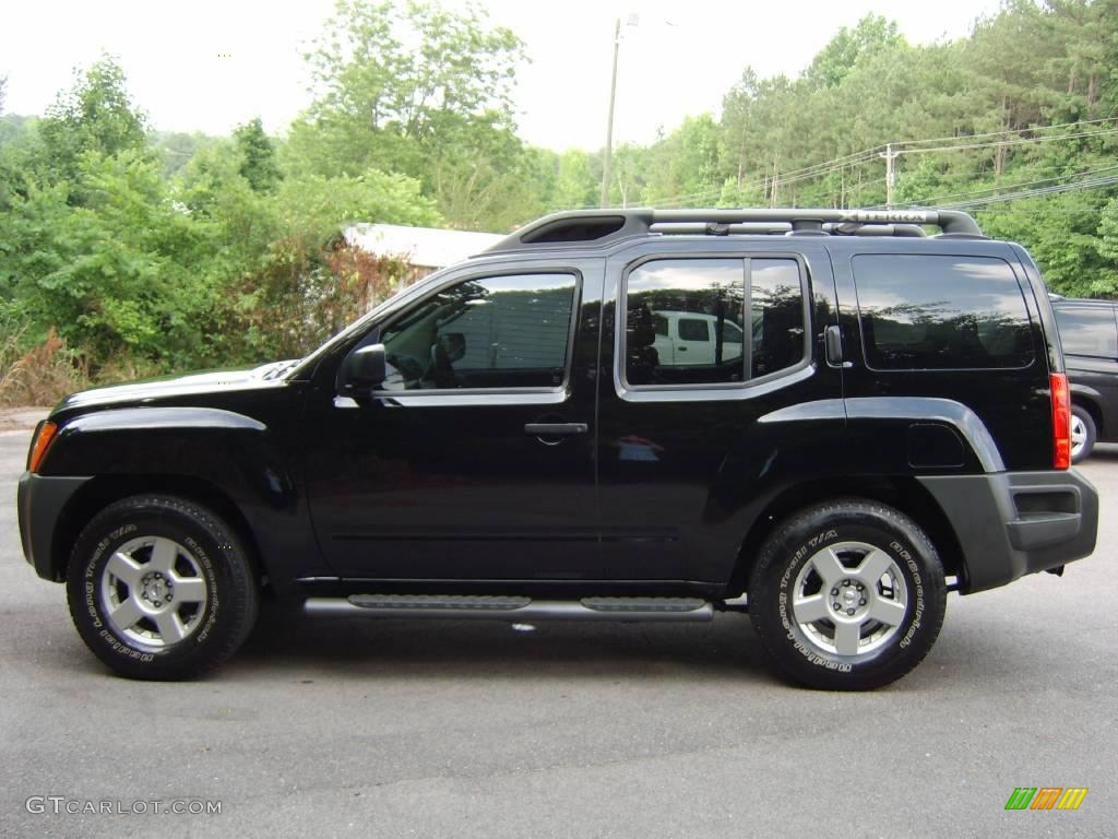 2007 Xterra X - Super Black / Steel/Graphite photo #1