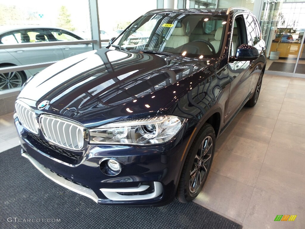 2018 X5 xDrive35i - Imperial Blue Metallic / Canberra Beige/Black photo #3