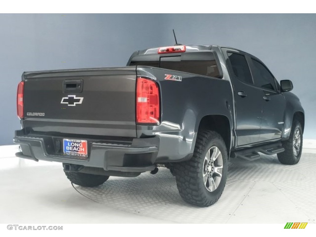 2016 Colorado Z71 Crew Cab 4x4 - Cyber Gray Metallic / Jet Black photo #15