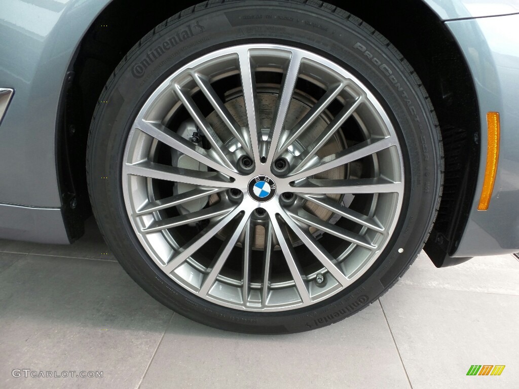 2018 5 Series 530i xDrive Sedan - Bluestone Metallic / Black photo #5