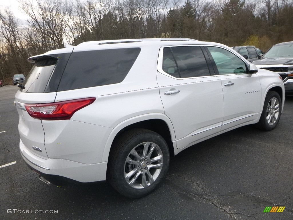 2018 Traverse High Country AWD - Iridescent Pearl Tricoat / High Country Jet Black/Loft Brown photo #5