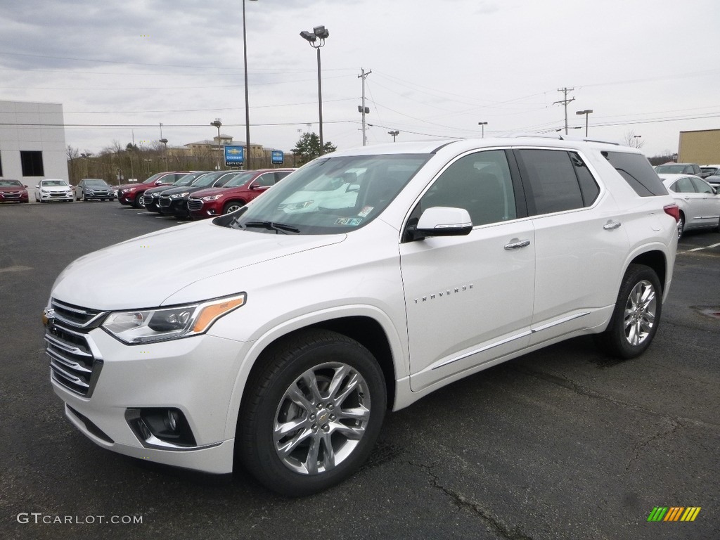 2018 Traverse High Country AWD - Iridescent Pearl Tricoat / High Country Jet Black/Loft Brown photo #1