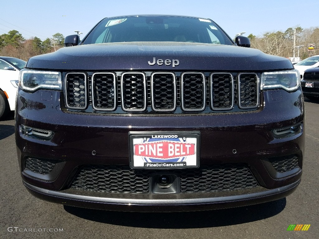 2018 Grand Cherokee High Altitude 4x4 - Diamond Black Crystal Pearl / Black photo #2