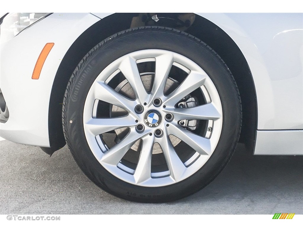 2018 3 Series 320i Sedan - Glacier Silver Metallic / Black photo #9