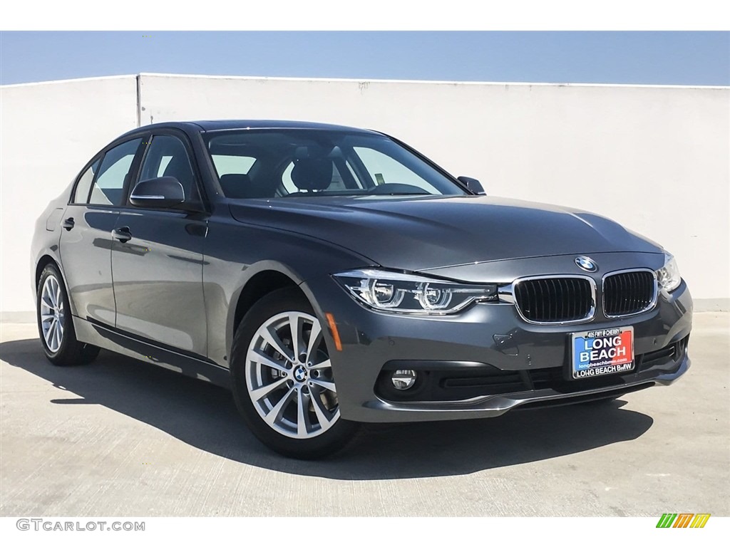 2018 3 Series 320i Sedan - Mineral Grey Metallic / Black photo #12