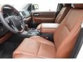 2018 Toyota Sequoia Red Rock/Black Interior Front Seat Photo
