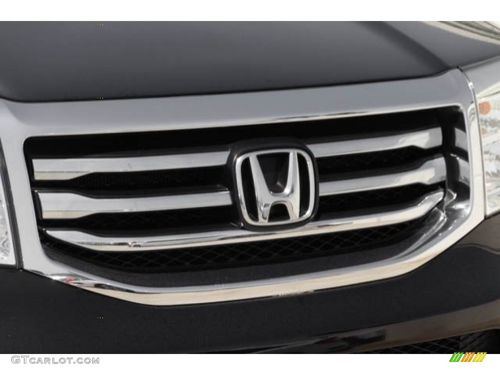 2015 Pilot EX-L - Crystal Black Pearl / Gray photo #8