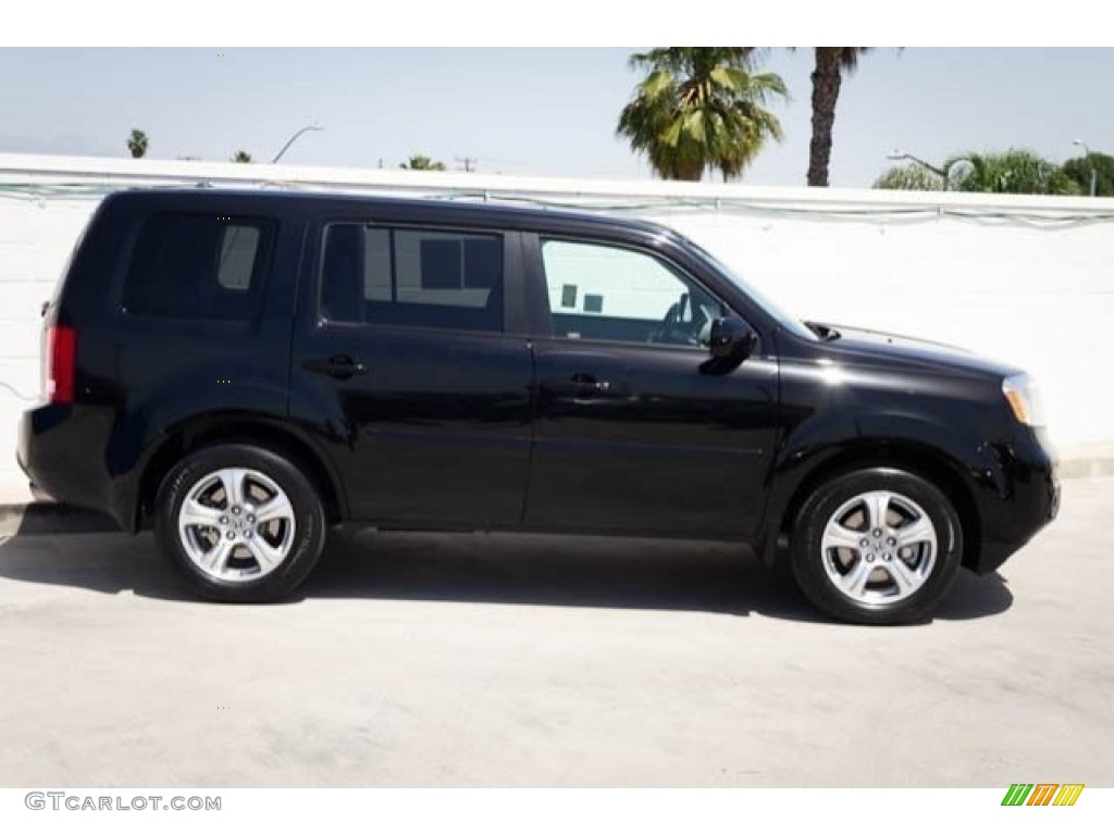 2015 Pilot EX-L - Crystal Black Pearl / Gray photo #13