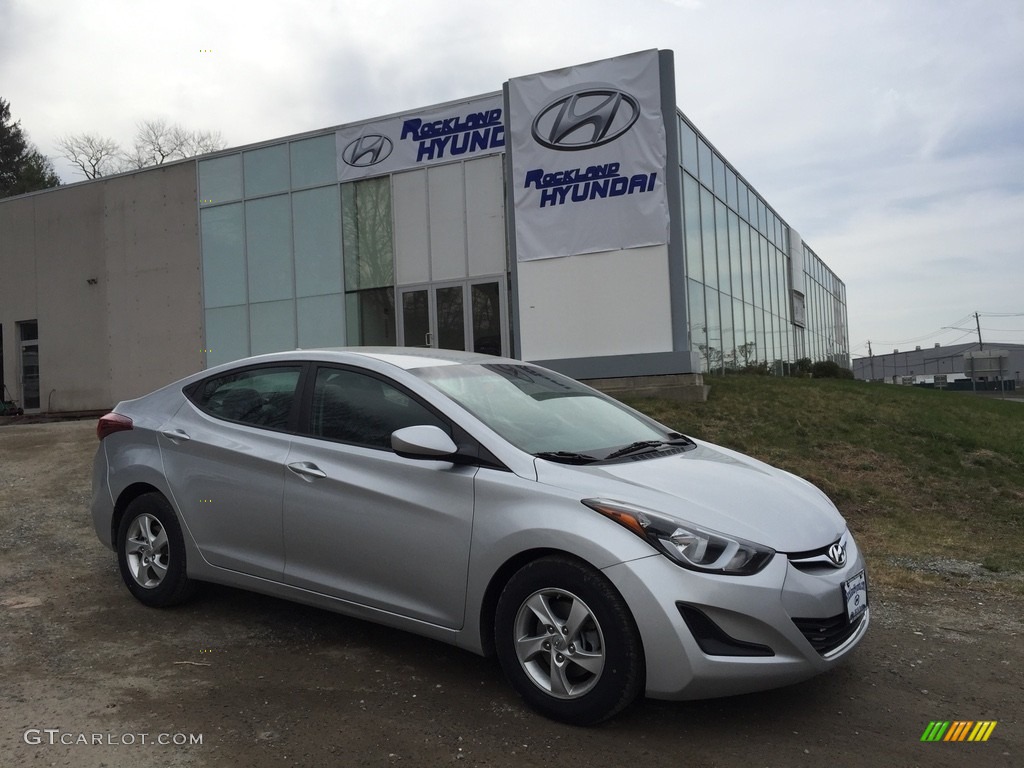 Silver Hyundai Elantra