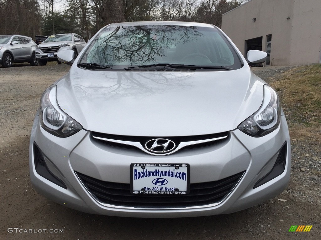 2014 Elantra SE Sedan - Silver / Gray photo #2