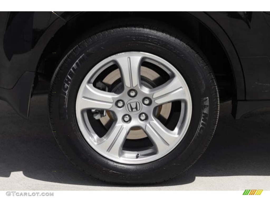 2015 Pilot EX-L - Crystal Black Pearl / Gray photo #34