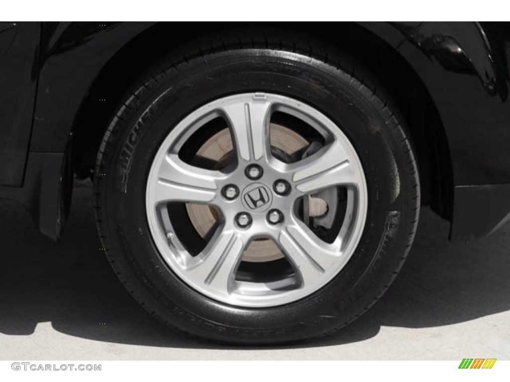 2015 Pilot EX-L - Crystal Black Pearl / Gray photo #35