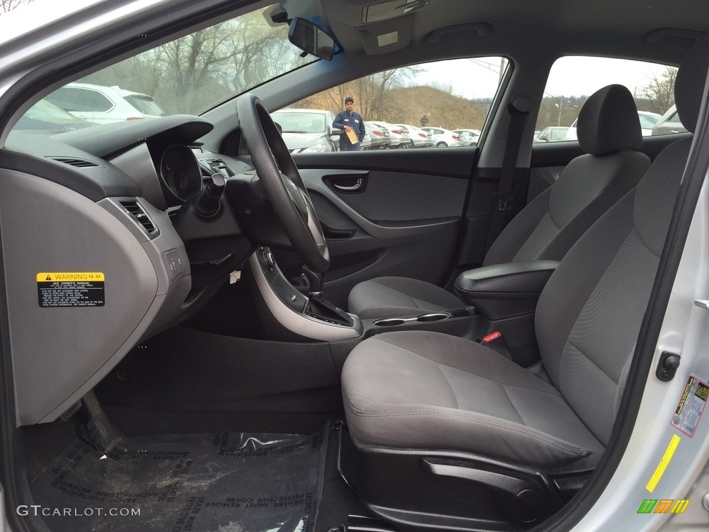 2014 Elantra SE Sedan - Silver / Gray photo #11