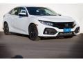 White Orchid Pearl 2018 Honda Civic EX-L Navi Hatchback