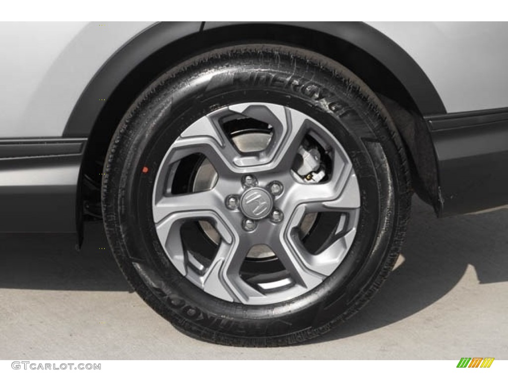 2018 CR-V EX AWD - Lunar Silver Metallic / Black photo #12