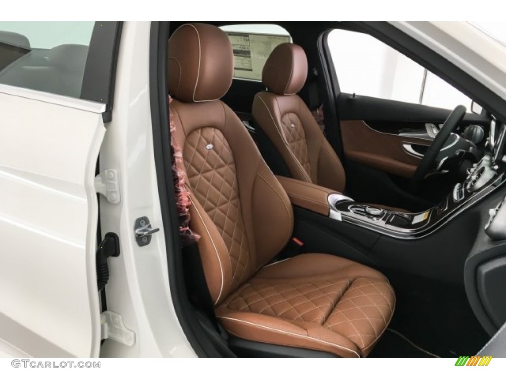 designo Saddle Brown/Black Interior 2018 Mercedes-Benz C 300 Sedan Photo #126642768