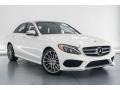designo Diamond White Metallic 2018 Mercedes-Benz C 300 Sedan Exterior