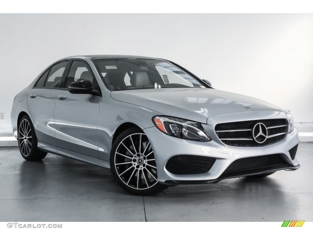 Diamond Silver Metallic 2018 Mercedes-Benz C 300 Sedan Exterior Photo #126643058