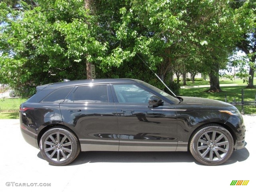 2018 Range Rover Velar First Edition - Santorini Black Metallic / Light Oyster/Ebony photo #6