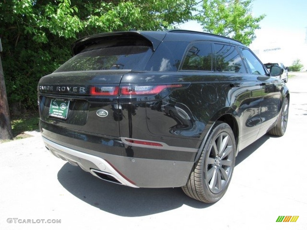 2018 Range Rover Velar First Edition - Santorini Black Metallic / Light Oyster/Ebony photo #7