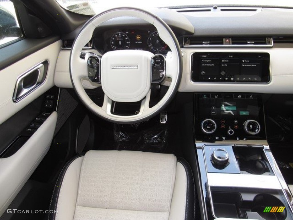 2018 Land Rover Range Rover Velar First Edition Light Oyster/Ebony Dashboard Photo #126647112