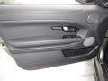 Ebony 2018 Land Rover Range Rover Evoque Convertible HSE Dynamic Door Panel
