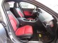 2018 Jaguar XE Ebony/Pimento Interior Front Seat Photo