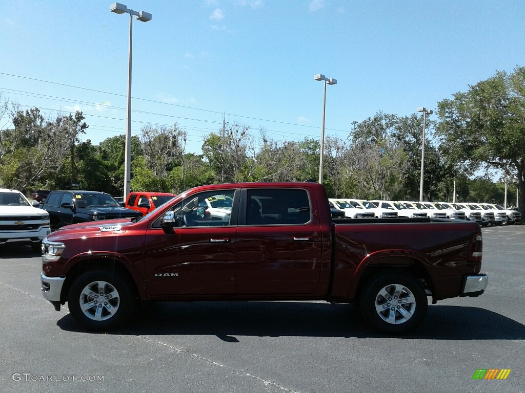 2019 1500 Laramie Crew Cab - Delmonico Red Pearl / Black photo #2