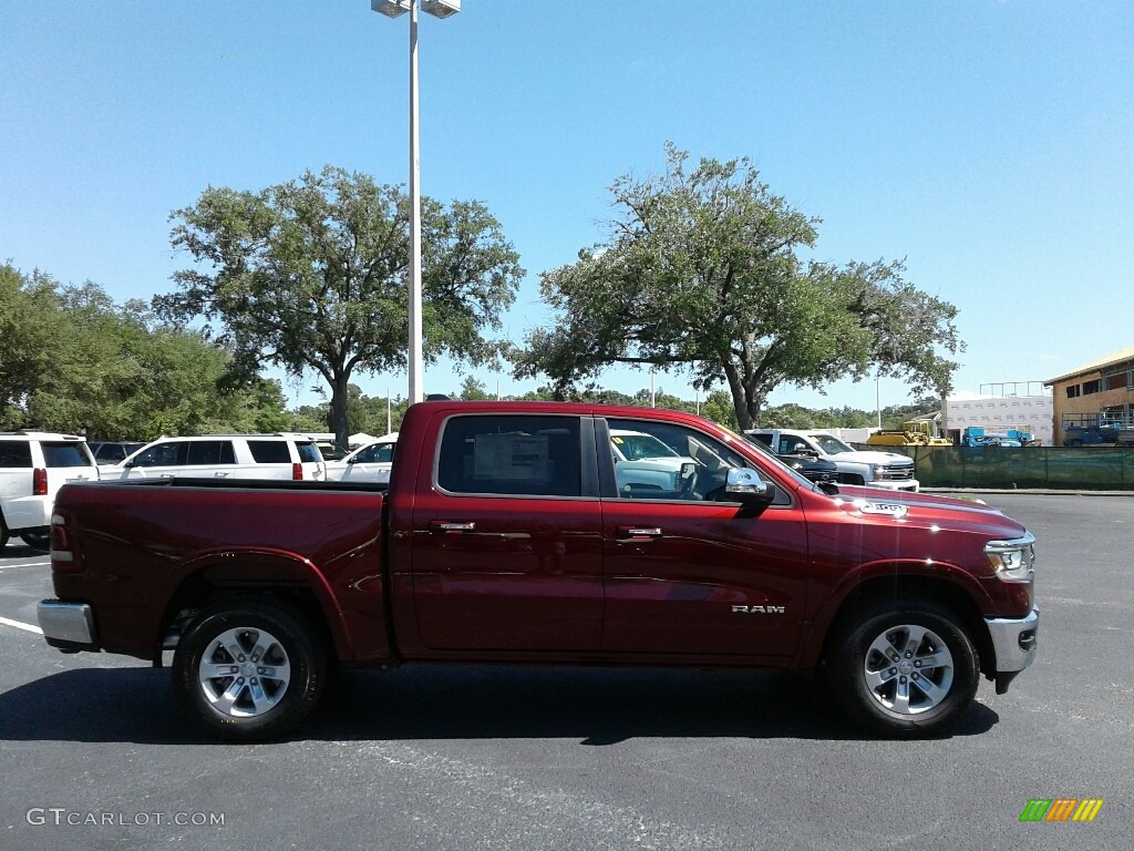 2019 1500 Laramie Crew Cab - Delmonico Red Pearl / Black photo #6