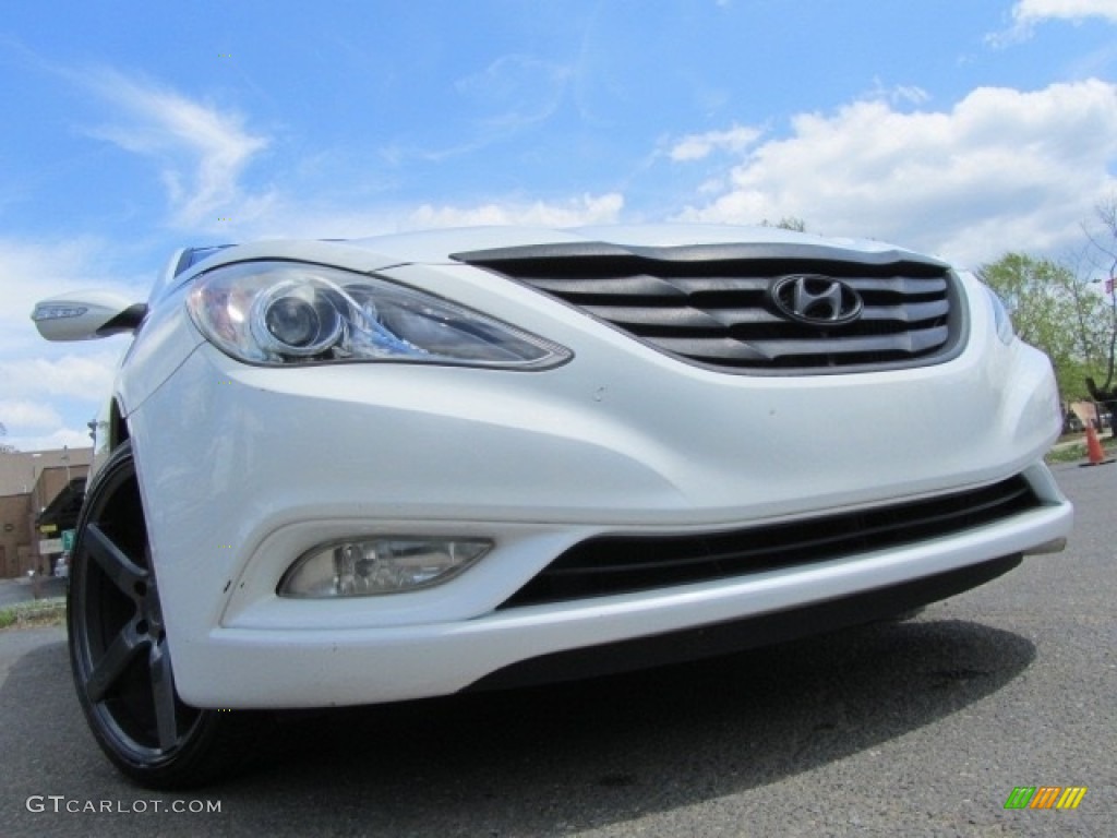 Shimmering White Hyundai Sonata
