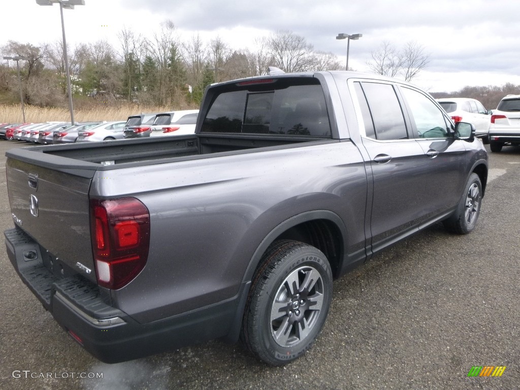 Modern Steel Metallic 2019 Honda Ridgeline RTL-T AWD Exterior Photo #126652796