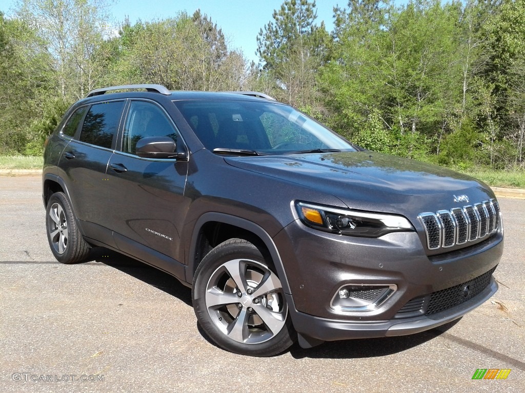 2019 Cherokee Limited - Granite Crystal Metallic / Black photo #4