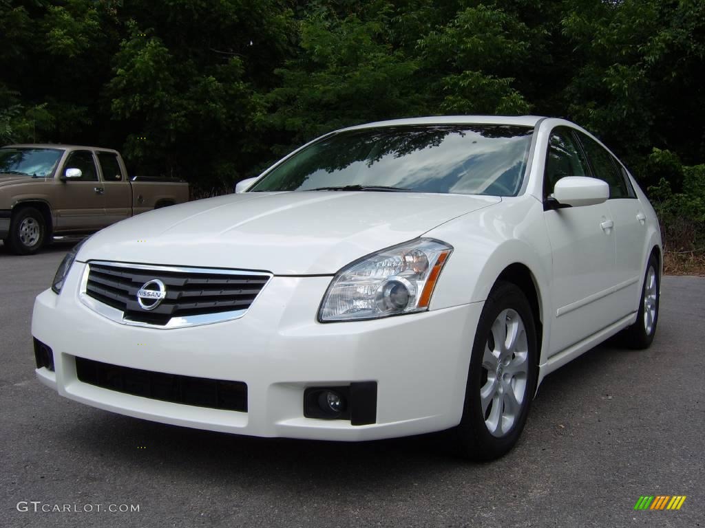 Winter Frost Pearl Nissan Maxima