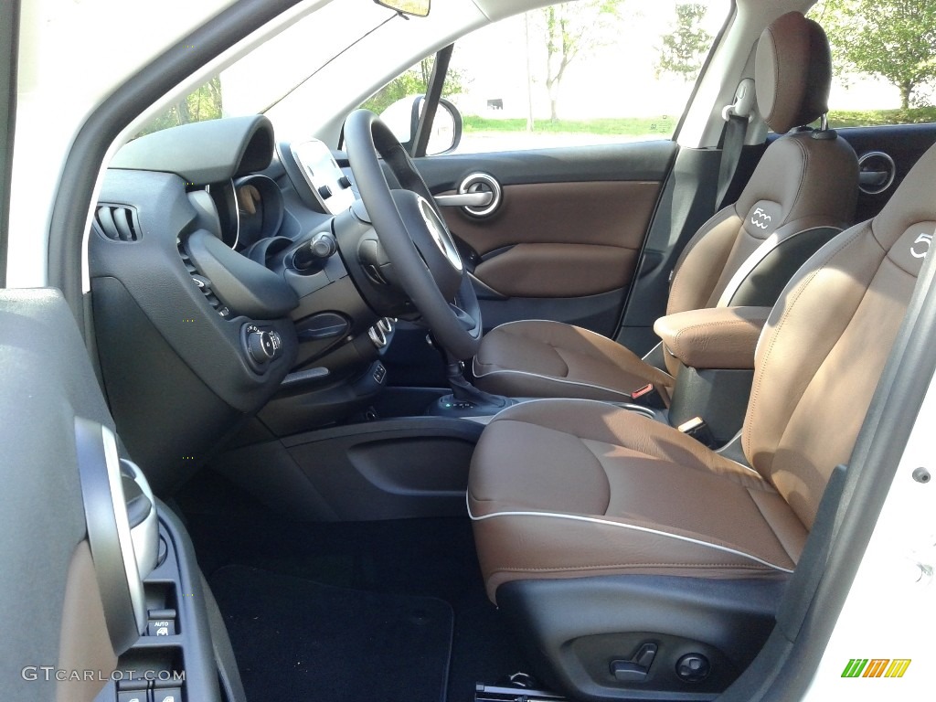 Brown Interior 2018 Fiat 500X Trekking Photo #126654368