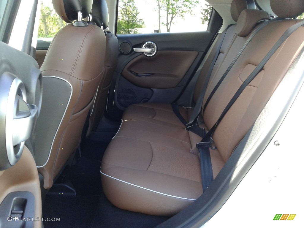 Brown Interior 2018 Fiat 500X Trekking Photo #126654389