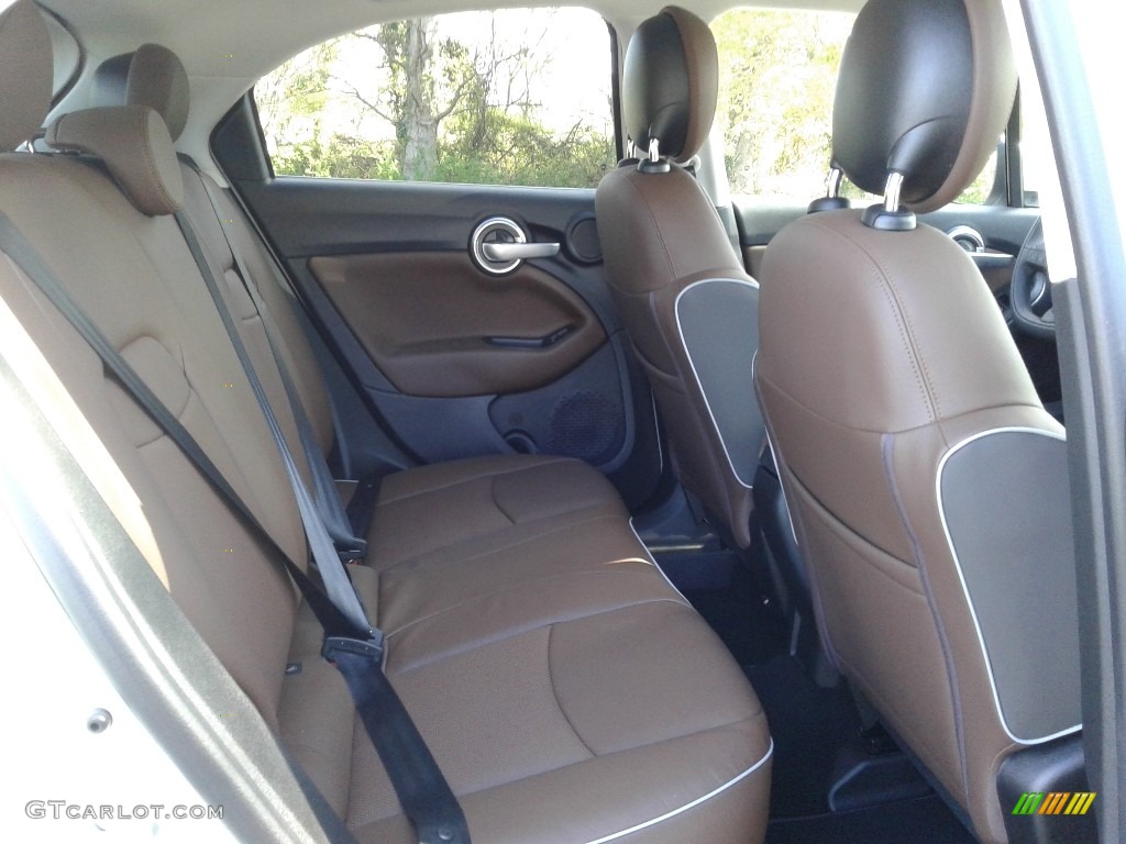 Brown Interior 2018 Fiat 500X Trekking Photo #126654446