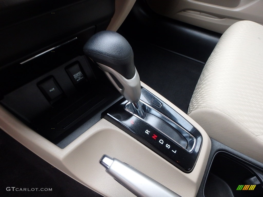 2015 Civic LX Sedan - Urban Titanium Metallic / Beige photo #20