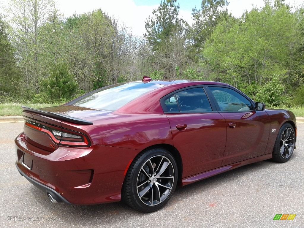 2018 Charger R/T Scat Pack - Octane Red Pearl / Black photo #6