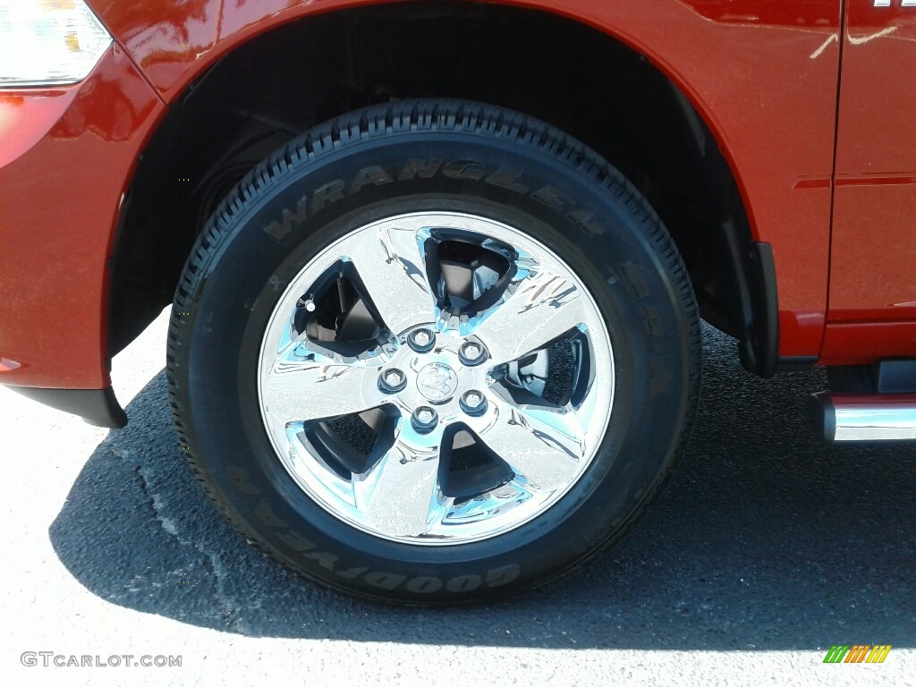2018 1500 Express Crew Cab 4x4 - Flame Red / Black/Diesel Gray photo #20