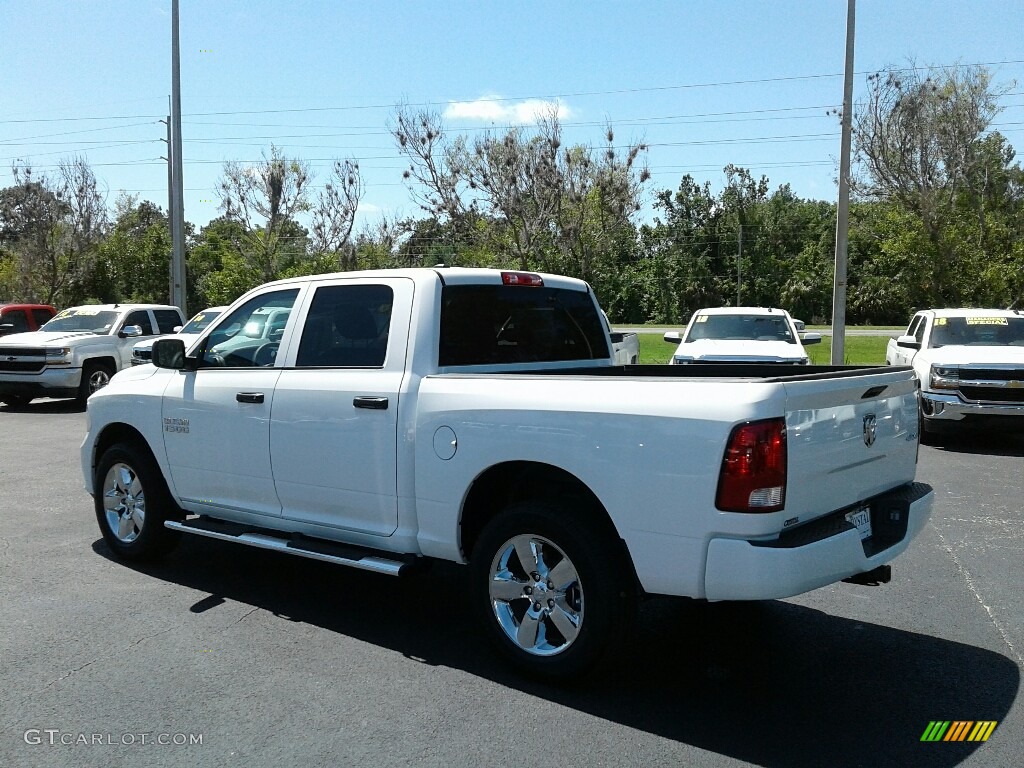 2018 1500 Express Crew Cab 4x4 - Bright White / Black/Diesel Gray photo #3