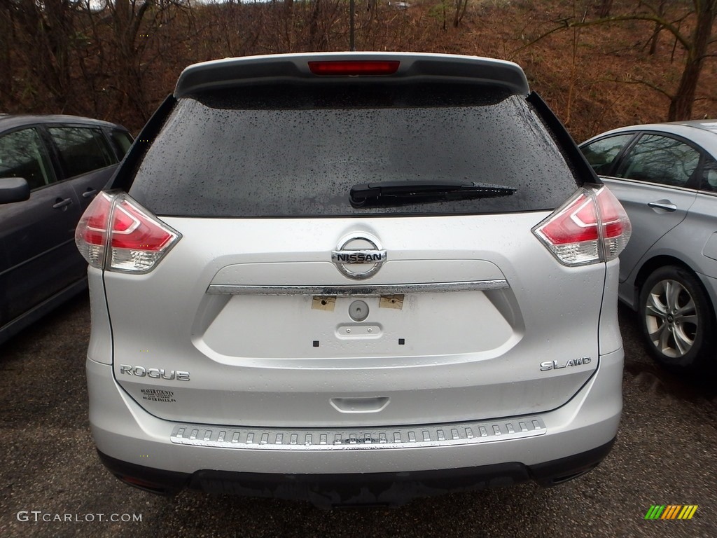 2015 Rogue SL AWD - Brilliant Silver / Charcoal photo #3