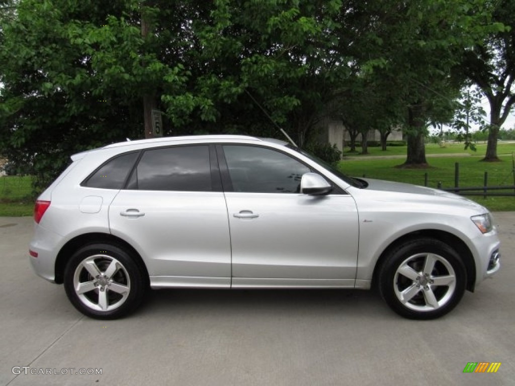 2012 Q5 3.2 FSI quattro - Ice Silver Metallic / Black photo #6
