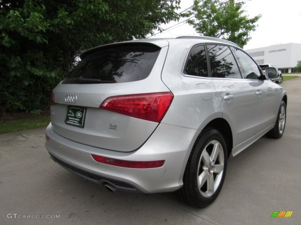 2012 Q5 3.2 FSI quattro - Ice Silver Metallic / Black photo #7